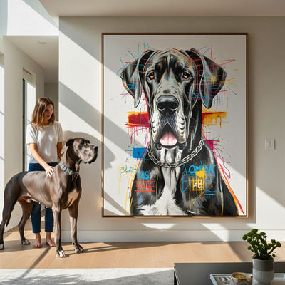 Custom Pet Portrait - Abstract Style