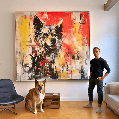 Custom Pet Portrait - Abstract Style