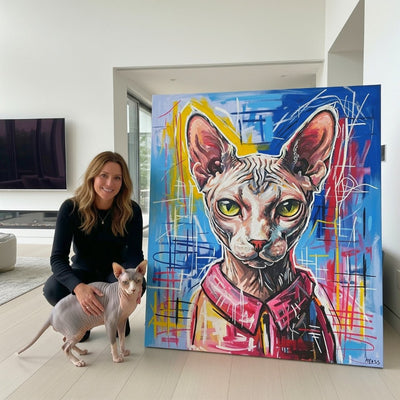 Custom Pet Portrait - Abstract Style