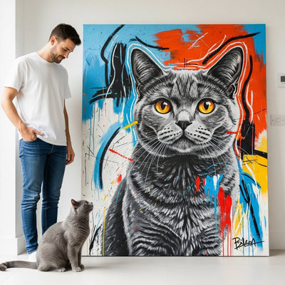 Custom Pet Portrait - Abstract Style