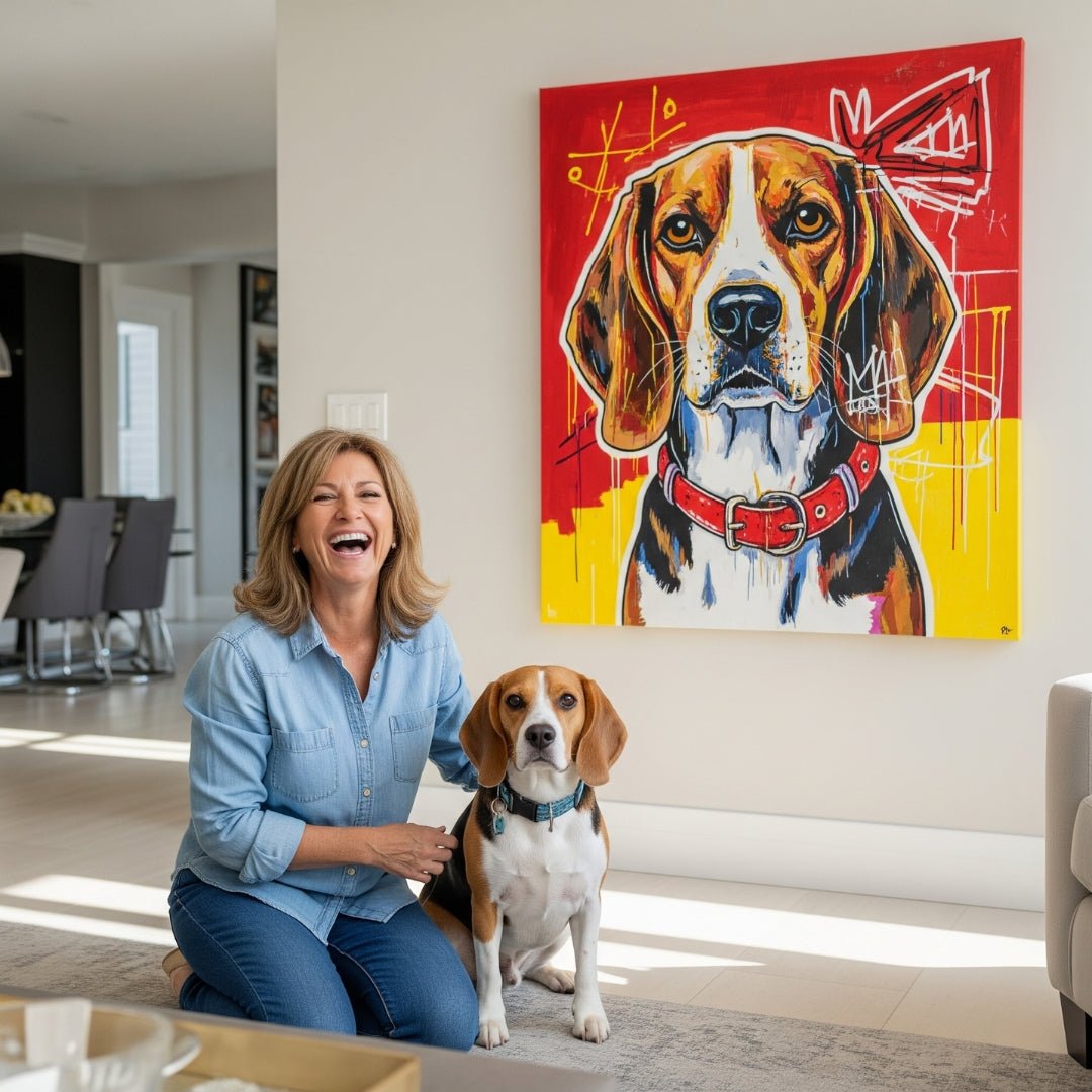 Custom Pet Portrait - Abstract Style
