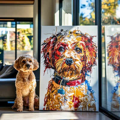 Custom Pet Portrait - Abstract Style