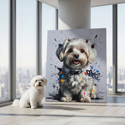 Custom Pet Portrait - Contemporary Style