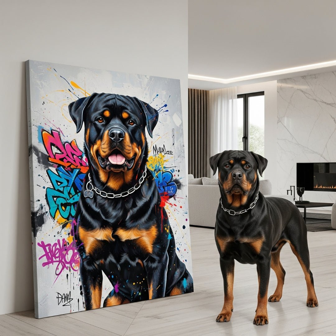 Custom Pet Portrait - Contemporary Style