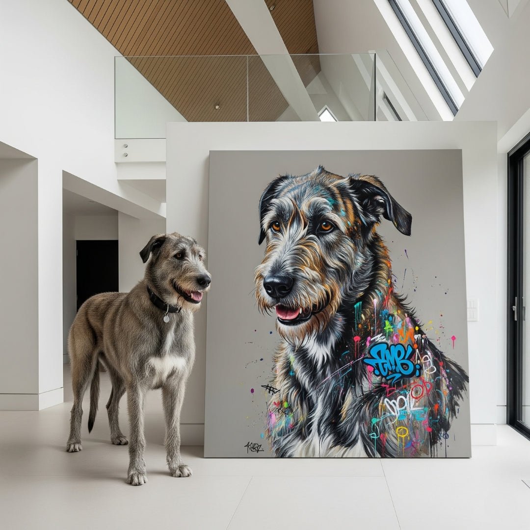 Custom Pet Portrait - Contemporary Style