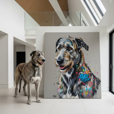 Custom Pet Portrait - Contemporary Style