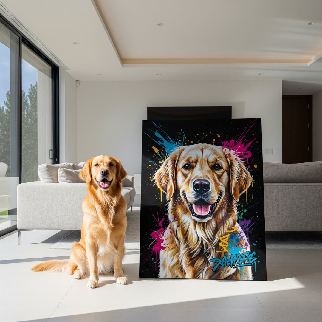 Custom Pet Portrait - Contemporary Style