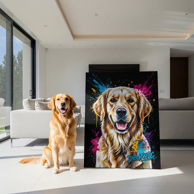 Custom Pet Portrait - Contemporary Style