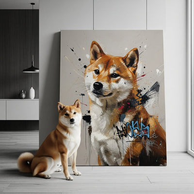 Custom Pet Portrait - Contemporary Style