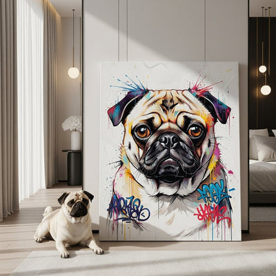 Custom Pet Portrait - Contemporary Style
