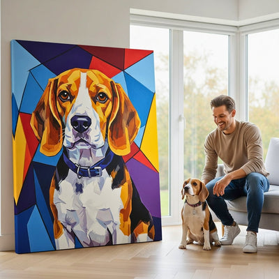Custom Pet Portrait - Geometric Style