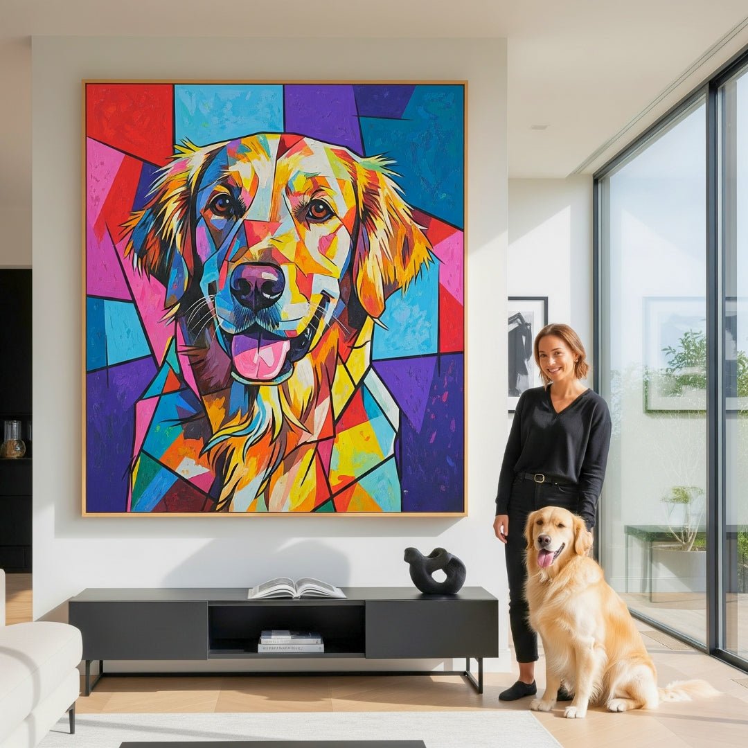 Custom Pet Portrait - Geometric Style