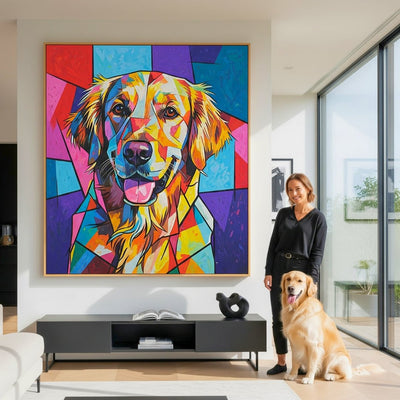Custom Pet Portrait - Geometric Style