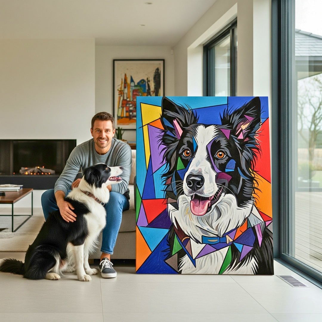 Custom Pet Portrait - Geometric Style