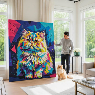 Custom Pet Portrait - Geometric Style