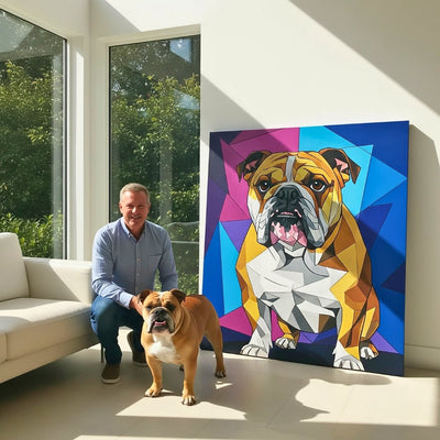 Custom Pet Portrait - Geometric Style