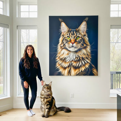 Custom Pet Portrait - Modern Style