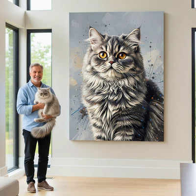 Custom Pet Portrait - Modern Style
