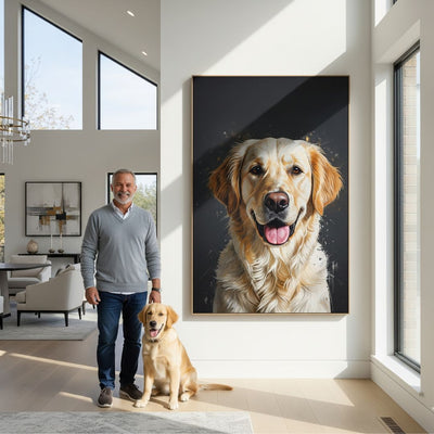 Custom Pet Portrait - Modern Style