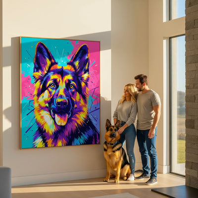Custom Pet Portrait - Pop Art Style