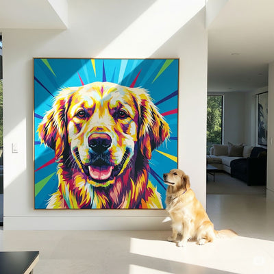 Custom Pet Portrait - Pop Art Style