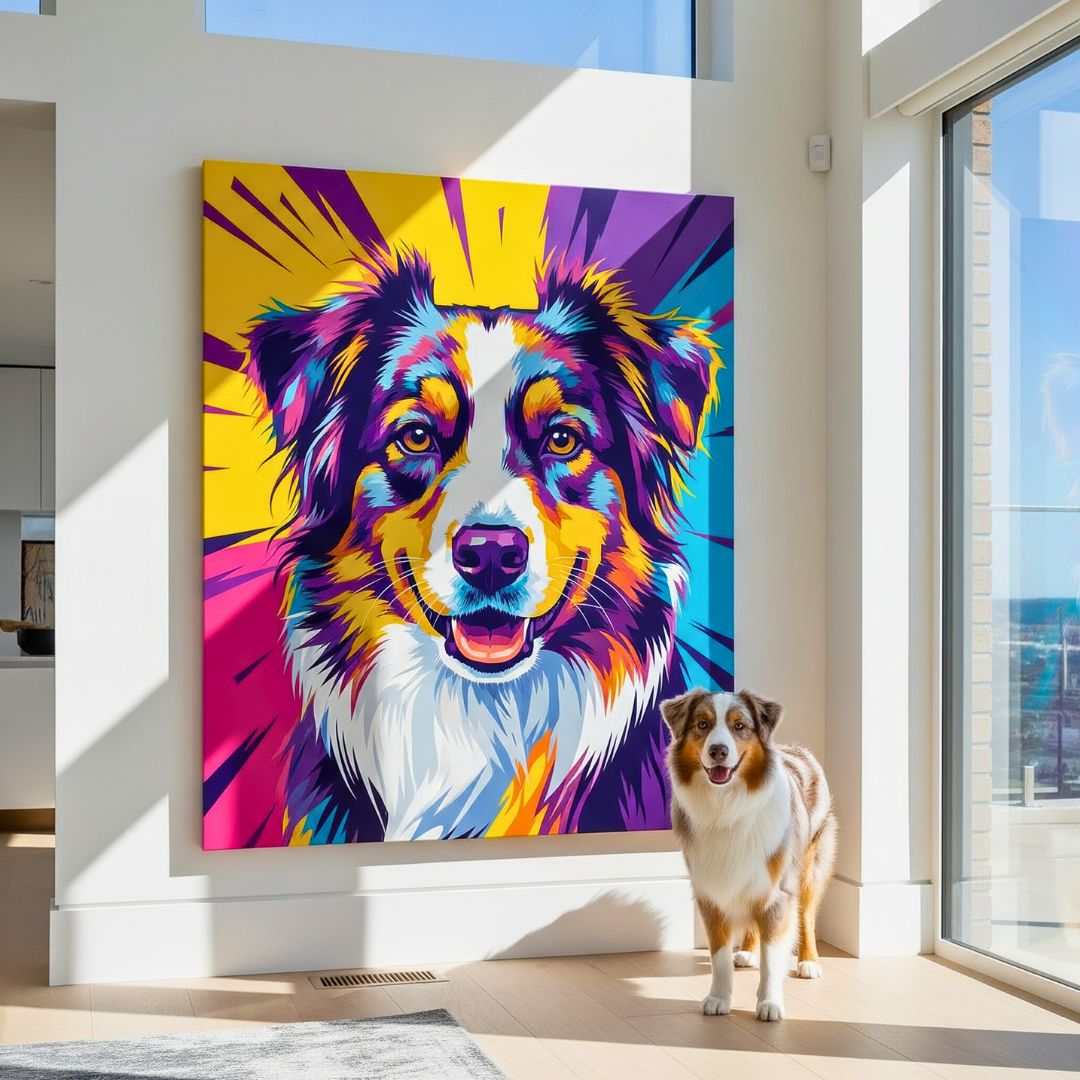 Custom Pet Portrait - Pop Art Style