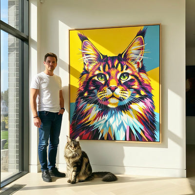 Custom Pet Portrait - Pop Art Style