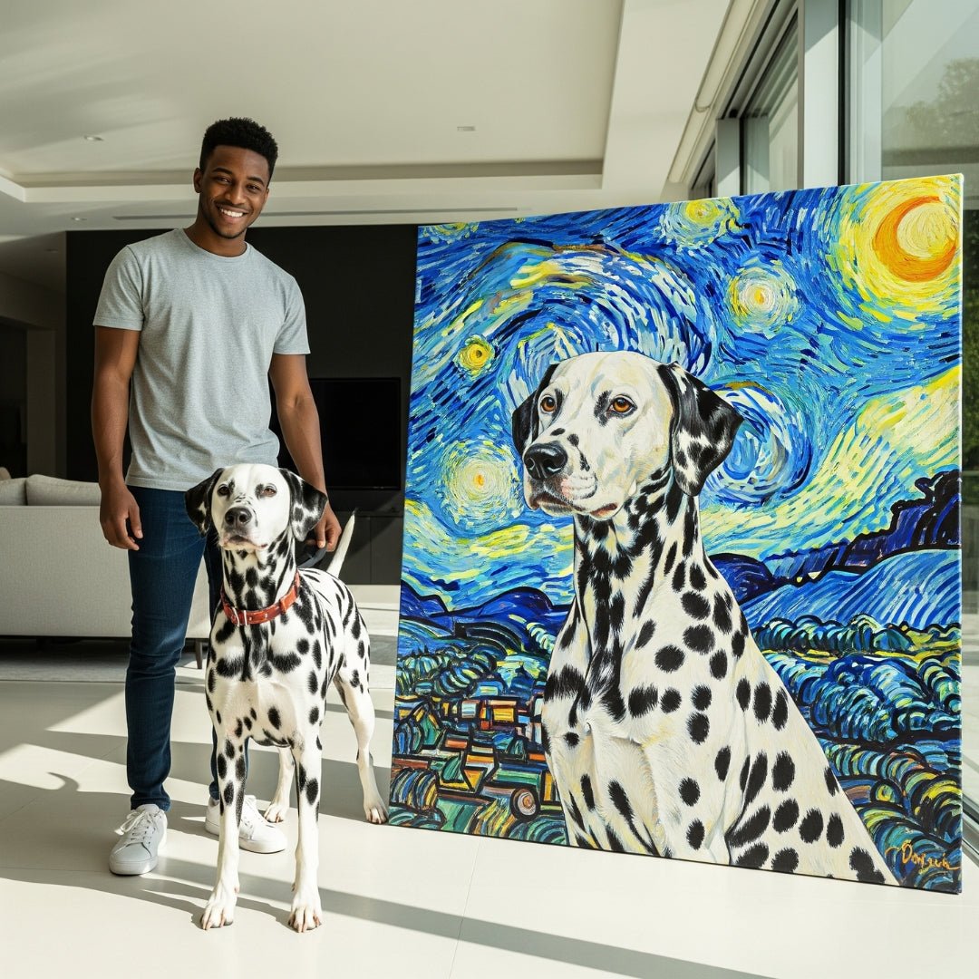 Custom Pet Portrait - Van Gogh Style