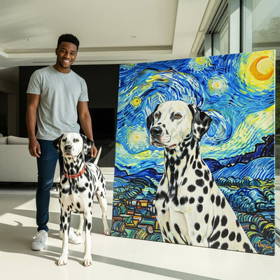 Custom Pet Portrait - Van Gogh Style