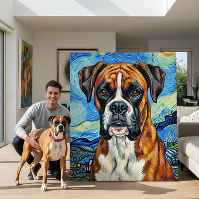 Custom Pet Portrait - Van Gogh Style