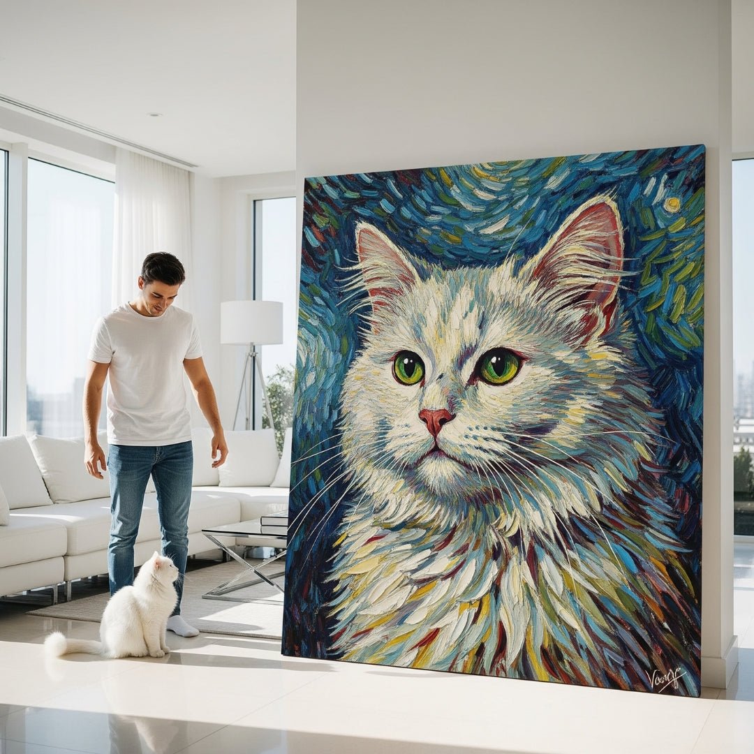 Custom Pet Portrait - Van Gogh Style