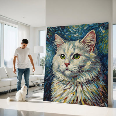 Custom Pet Portrait - Van Gogh Style