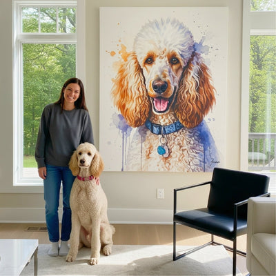 Custom Pet Portrait - Watercolor Style