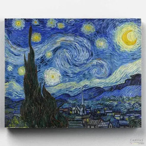 Starry Night Paint by Numbers